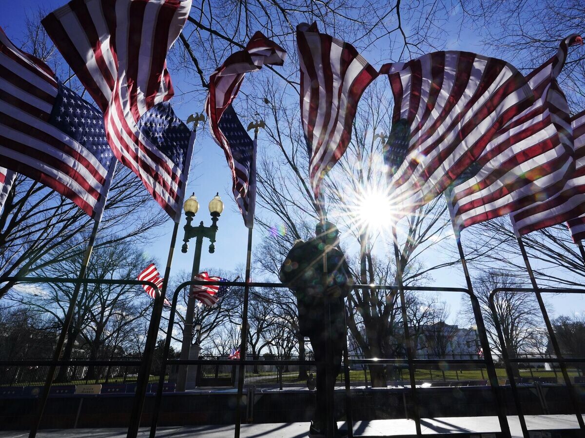    Американские флаги в Вашингтоне | © AP Photo / David Phillip