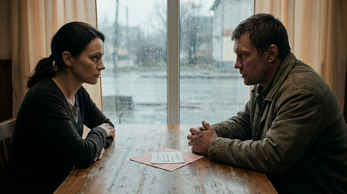 «Корявый почерк, буквы наклоняются вправо. Год. Раздельные комнаты. Никаких чувств»