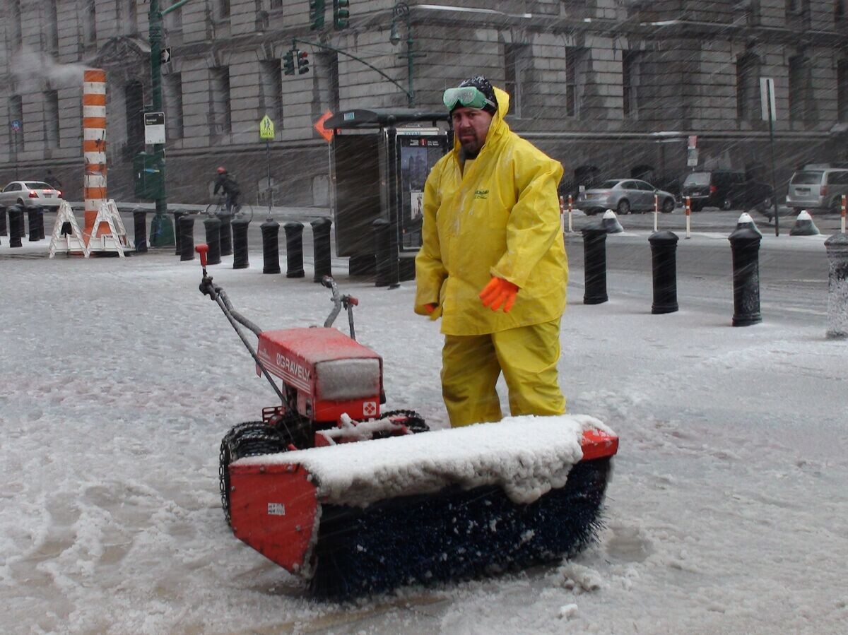    Зимний шторм в Нью-Йорке | © РИА Новости / Лариса Саенко
