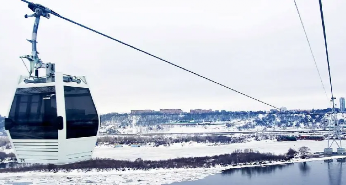    Нижегородская канатная дорога с сайта vestinn.ru