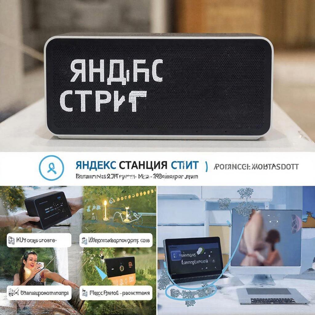 Умная портативная колонка Яндекс Станция Стрит с Алисой
