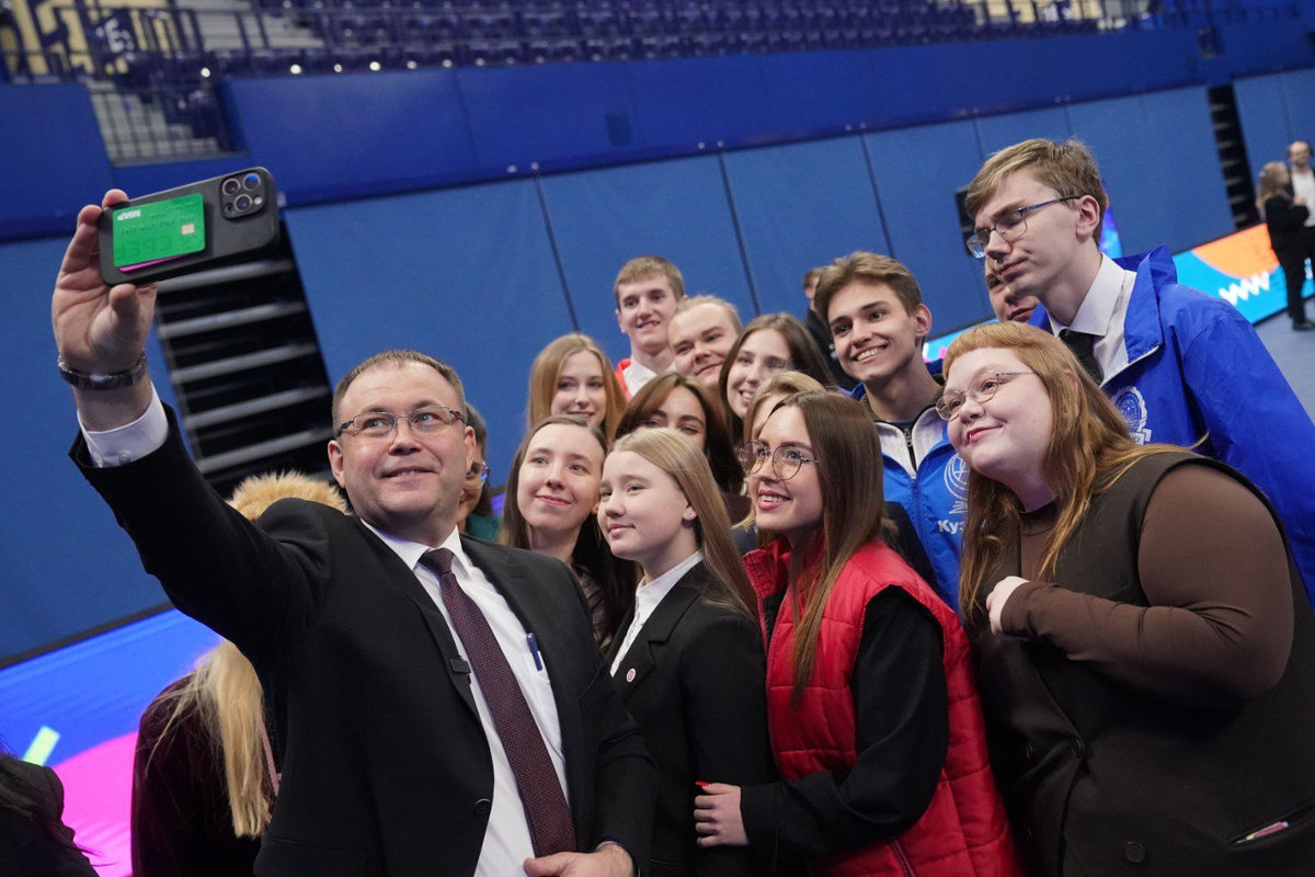 Селфи с губернатором.