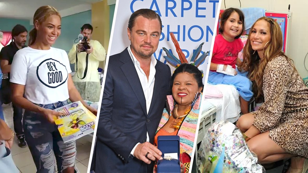    UN, личный аккаунт Леонардо Ди Каприо; Lopez Family Foundation