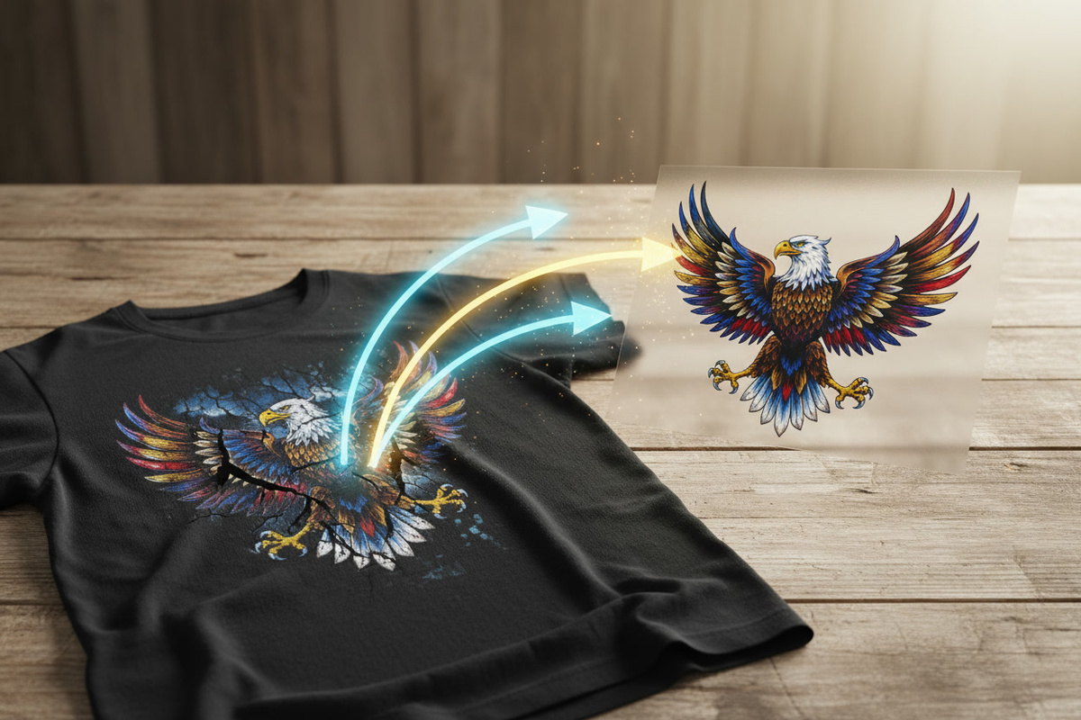    как восстановить принт на футболке