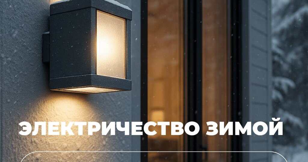 Электричество зимой: что важно знать, чтобы система не подвела