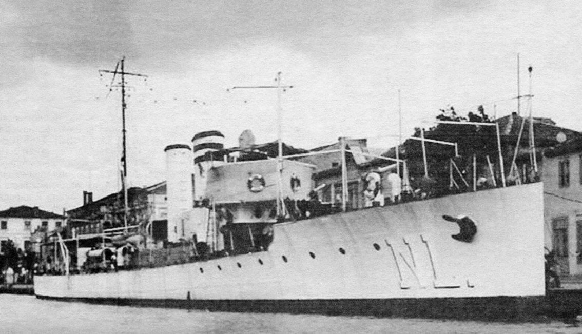 Румынский миноносец "Налука"