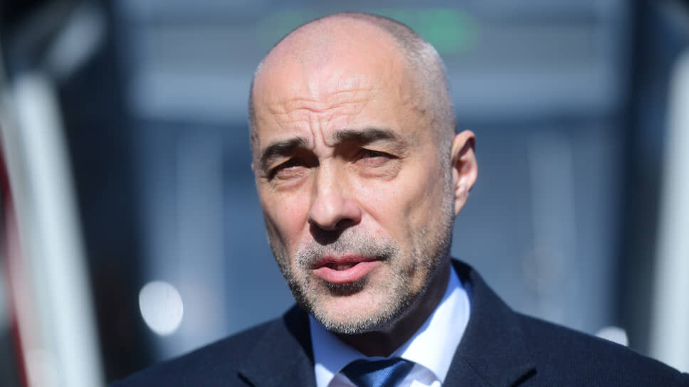 Директор СПб ГУП «Горэлектротранс» Денис Минкин.📷Фото: Александр Коряков / Коммерсантъ