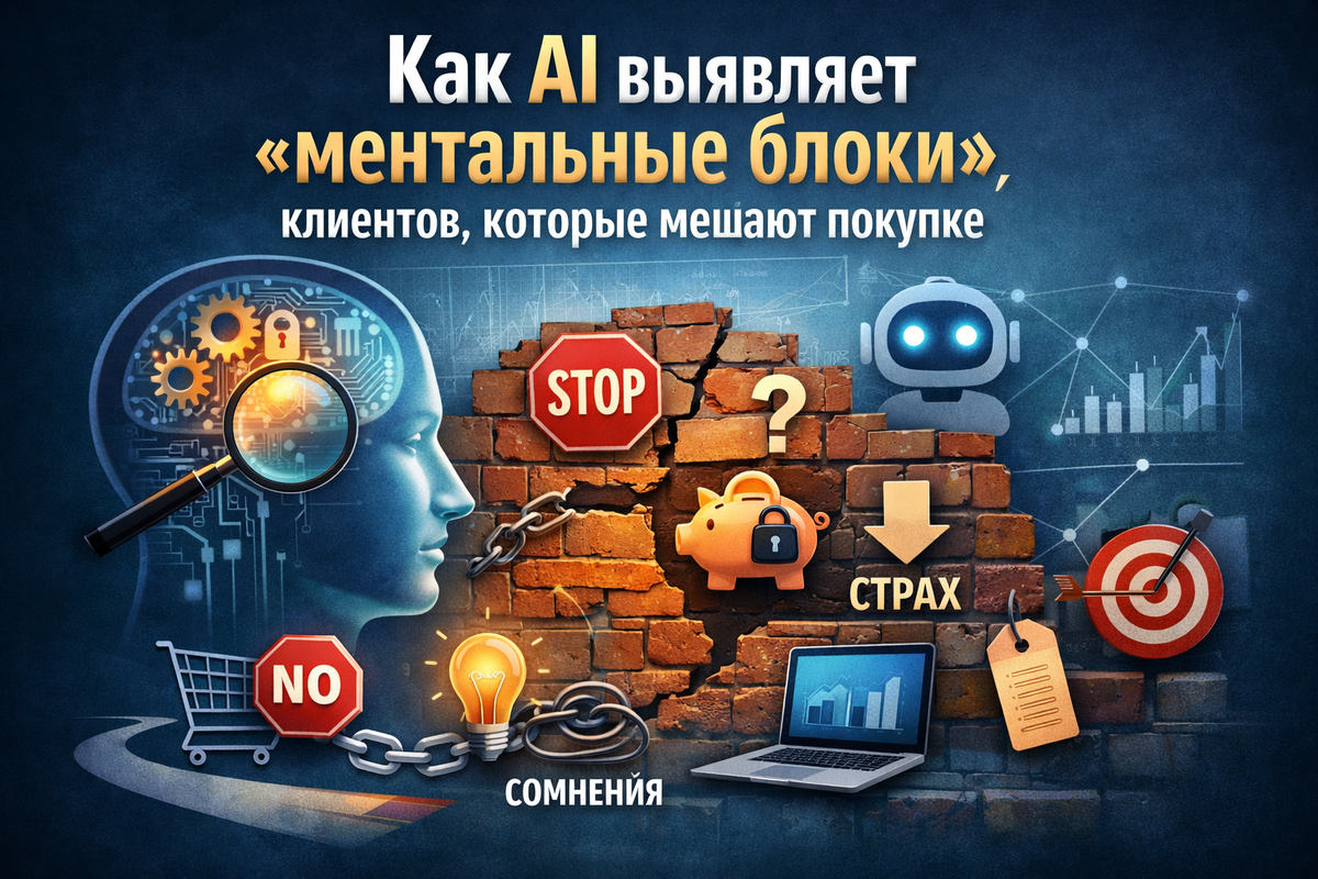    Как AI выявляет «ментальные блоки» клиентов, которые мешают покупке Никита Титов