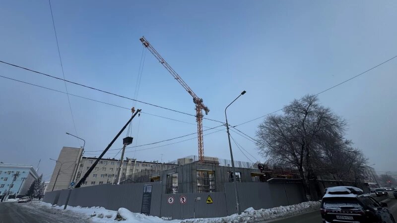     Стройка ЦУМа в Барнауле. Дмитрий Лямзин