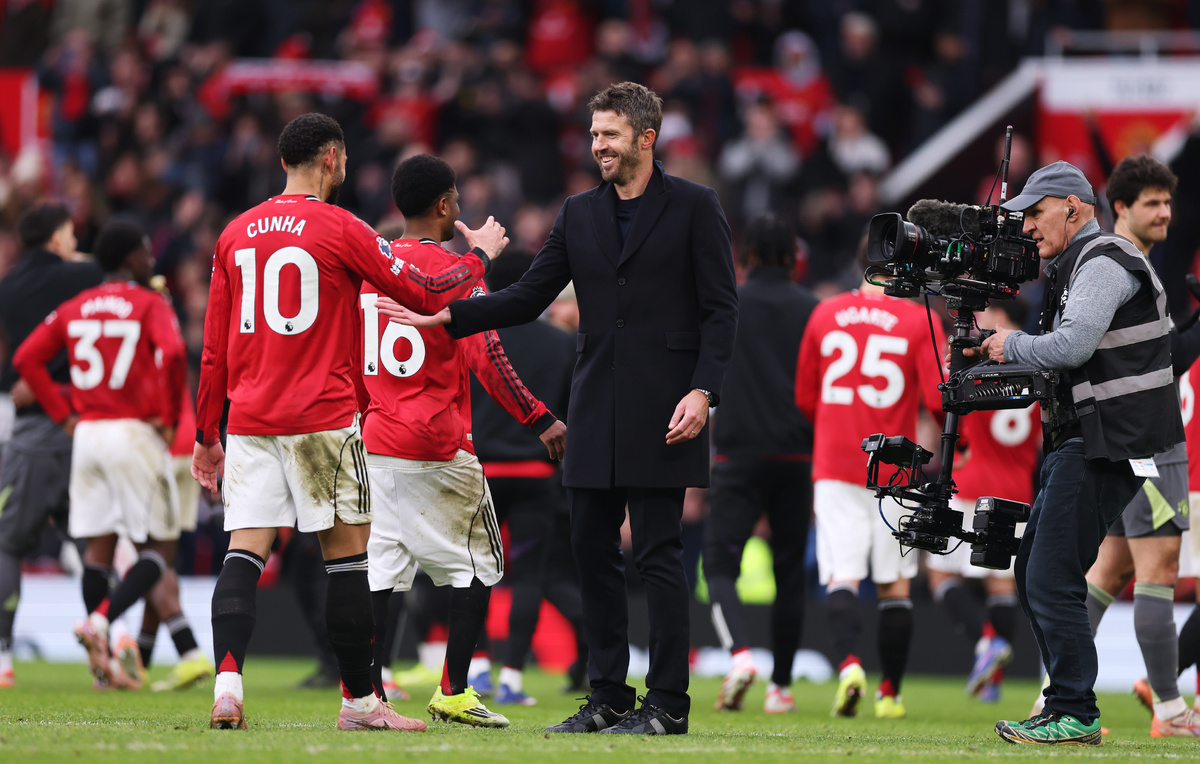    Главный тренер "Манчестер Юнайтед" Майкл Каррик  Carl Recine/Getty Images