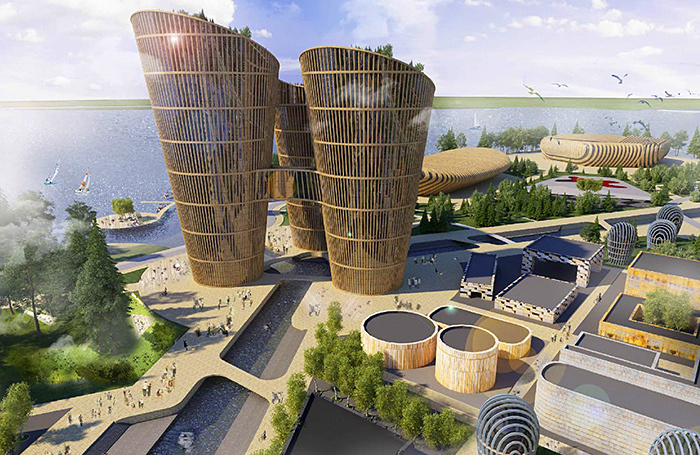    Концептуальный проект для заявки на проведение ЭКСПО 2025. Россия, Иркутск.Pergaev Bureau/pergaev.com