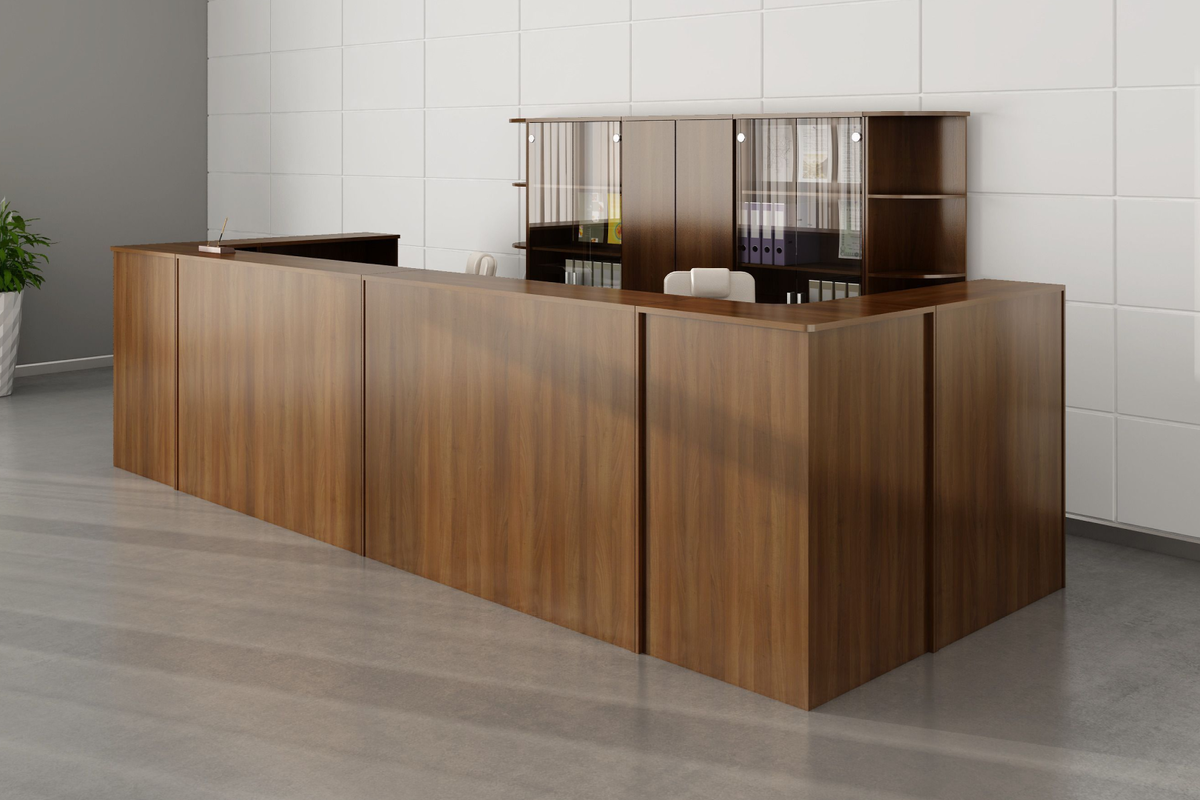 Стойка ресепшен «Стиль». Цена — от 12 728* рублей. Код для поиска на сайте — 255722.