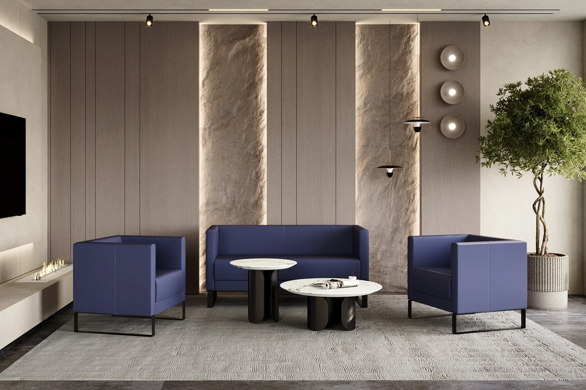 Коллекция мягкой мебели «Торнау». В состав входят двух- и трехместные диваны, мягкие кресла. Цена — от 27 786* рублей. Код для поиска на сайте — 859336.