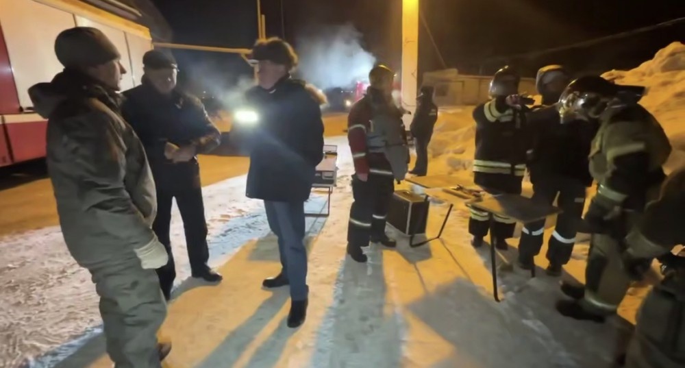    Возгорание из-за обломков сбитого дрона ликвидируют на нефтебазе в Пензе