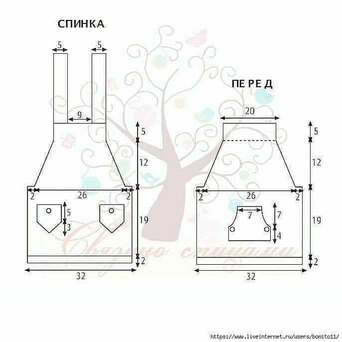 Выкройка сарафана. 