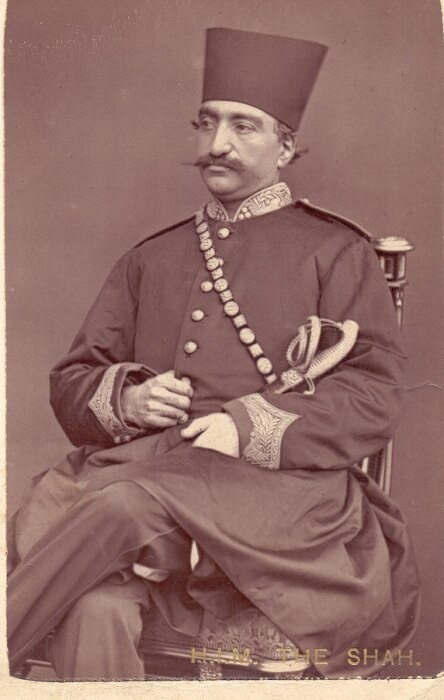 Персидский глава Насер ад-Дин Шах Каджар. /Фото: upload.wikimedia.org