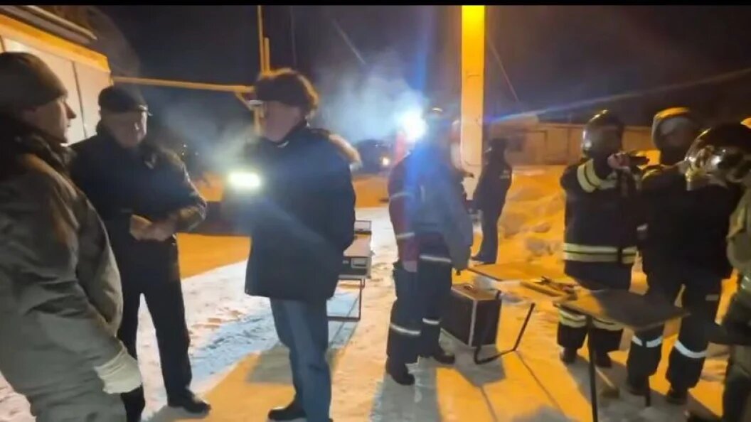    Губернатор Олег Мельниченко опубликовал видео с места пожара на нефтебазе. Фото: скриншот @omelnichenko