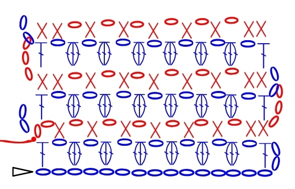 схема узора