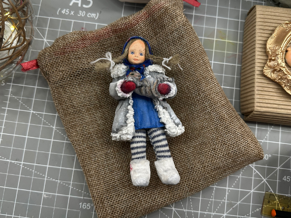 Стиль ватной игрушки