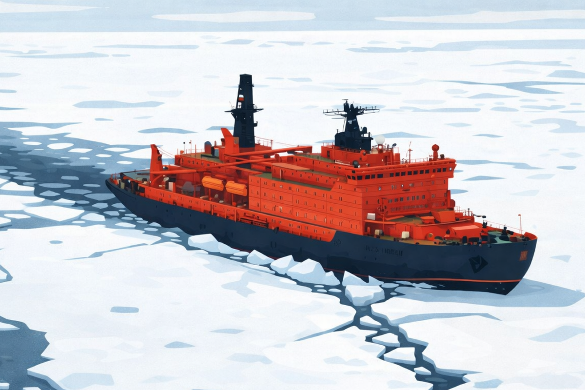 Атомный ледокол "50 лет Победы" Источник: ТАСС