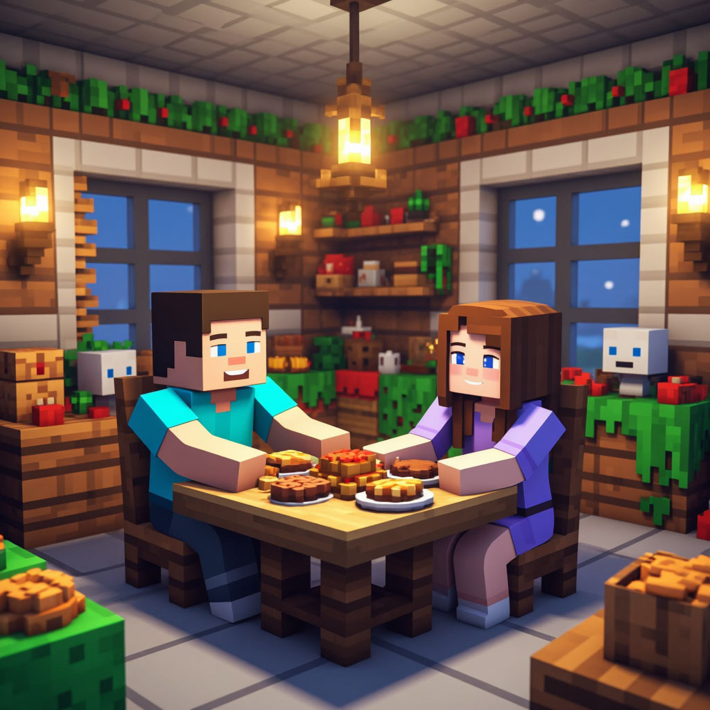 Последний завтрак в Битве дзенеров версия майнкрафт 1 сезон! 