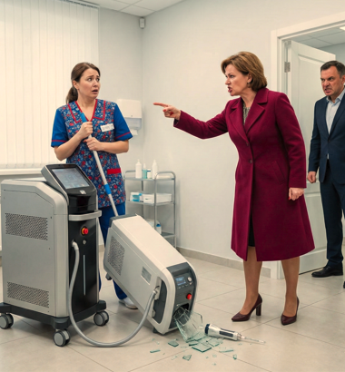 Администратор повесила на уборщицу кредит за разбитый лазер, но побледнела, когда через полгода пришла к ней на собеседование