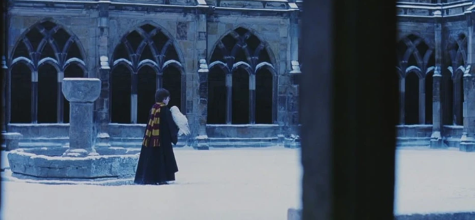 Даремский собор на кадре из фильма «Гарри Поттер и философский камень»
