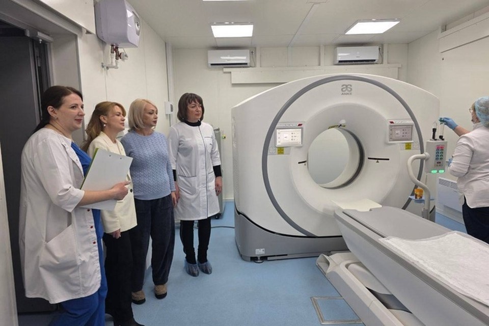    В Луганске начал работу уникальный томограф экспертного класса. ФОТО: ТГ-канал Наталии Пащенко