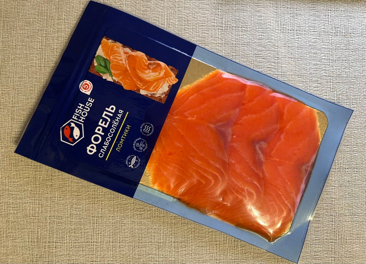 Форель слабосолёная. Фото автора