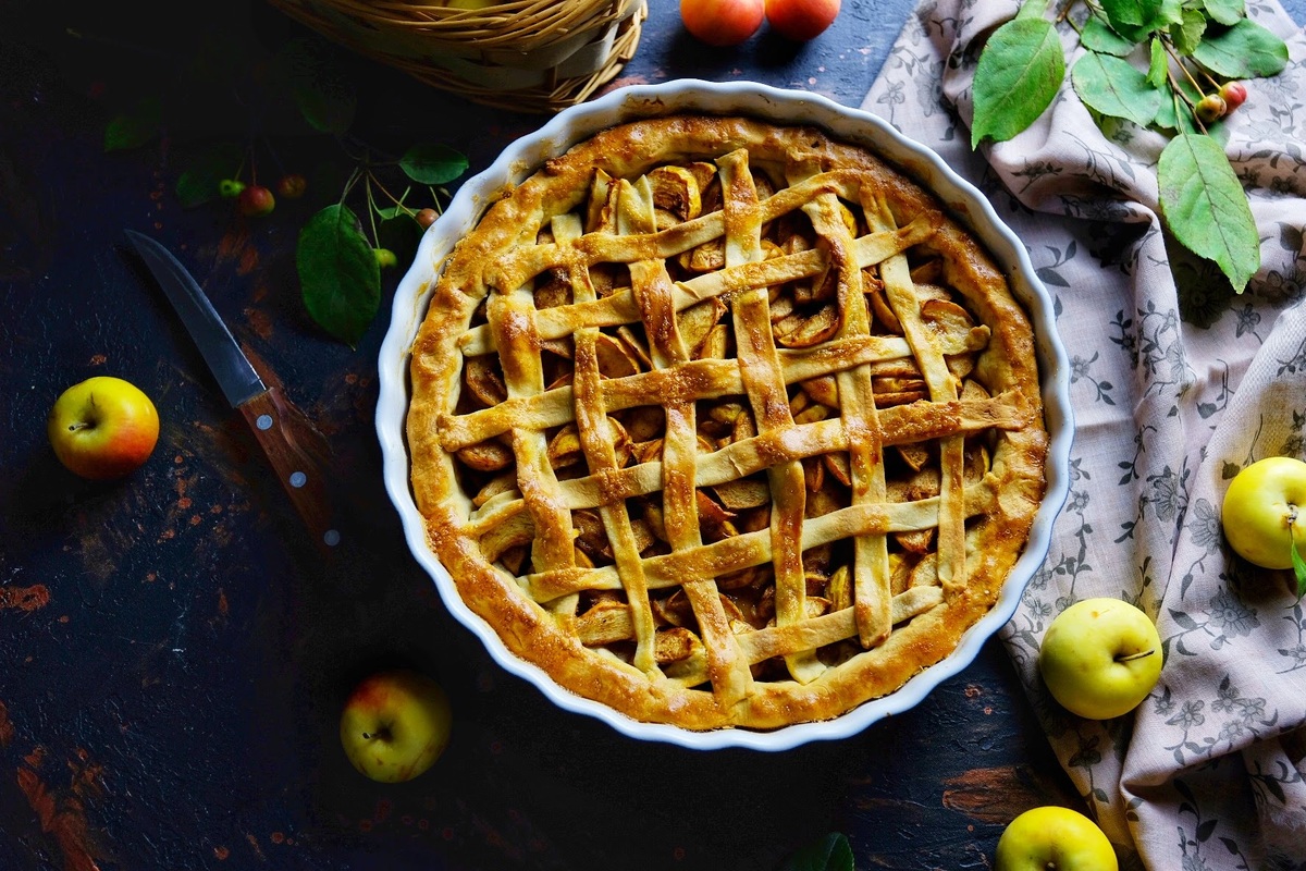Пирог с яблоками