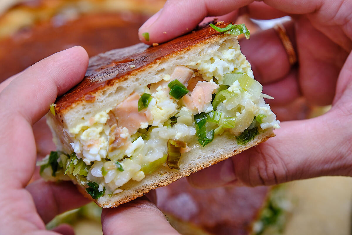 Пирог с рыбой