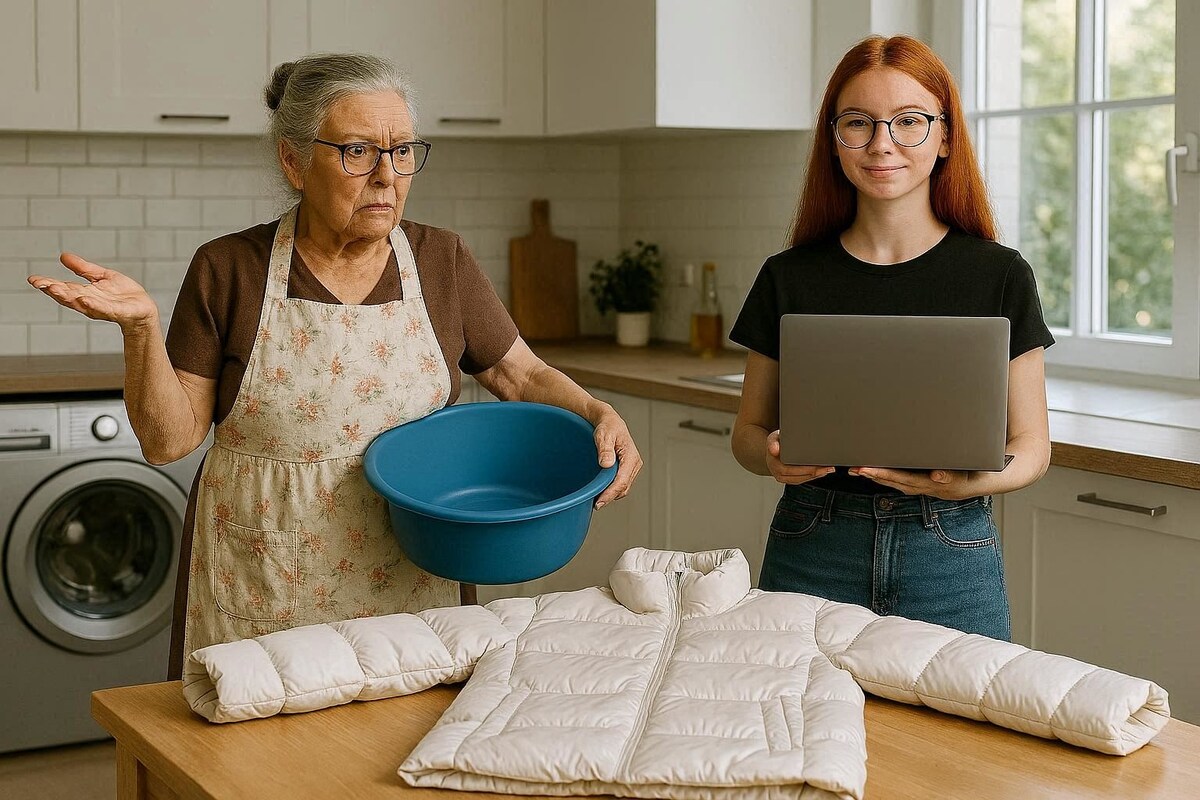 Стирка пуховика: бабушкин метод против машинки