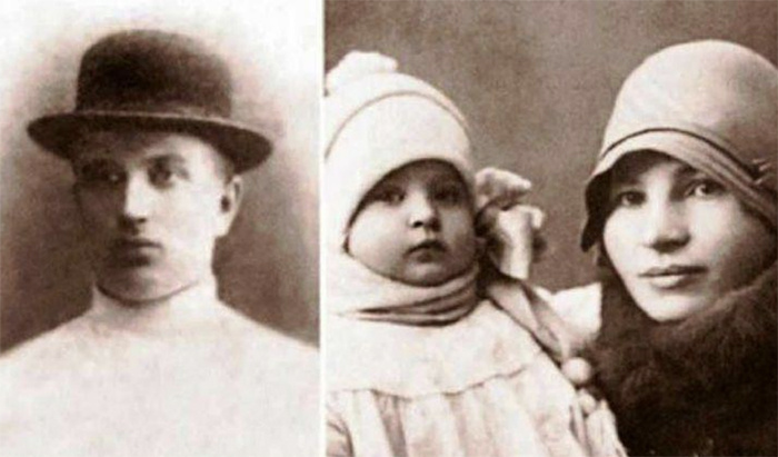 Родители Татьяны Дорониной в молодости (в центре: сестра Галина)