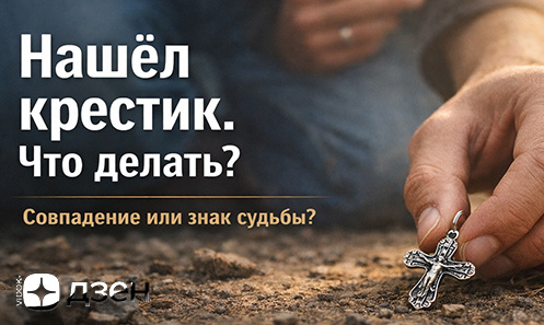 Что делать, нашёл крестик?