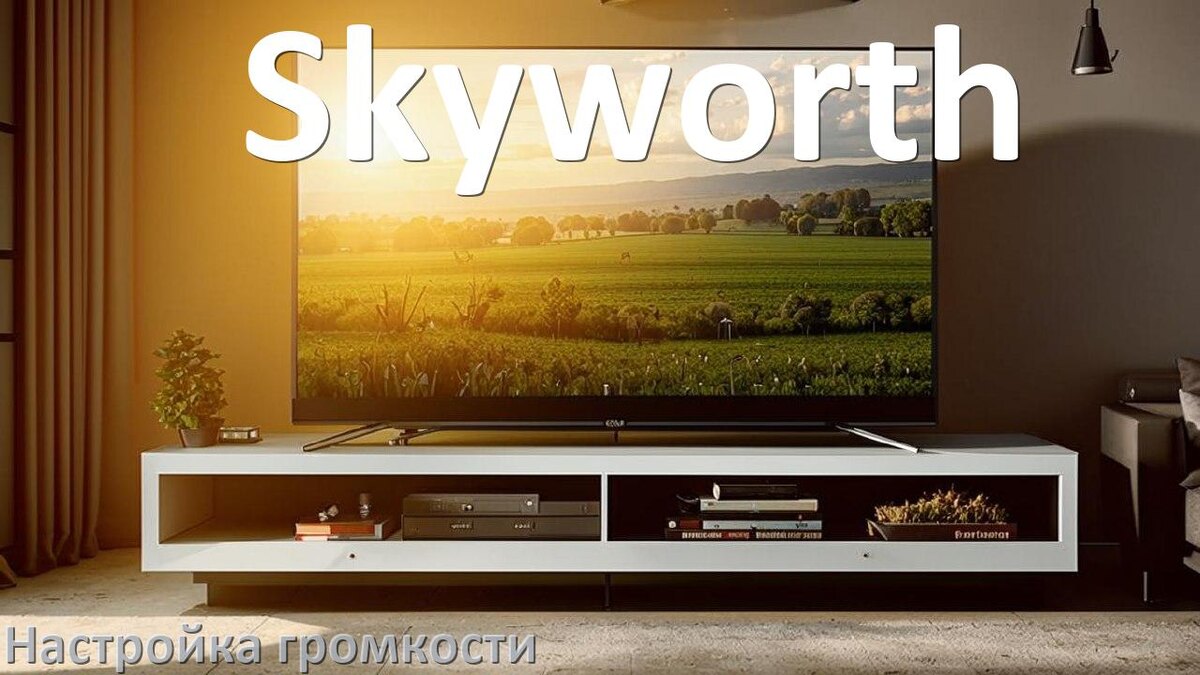 
Как в телевизоре Skyworth увеличить громкость включить и настроить