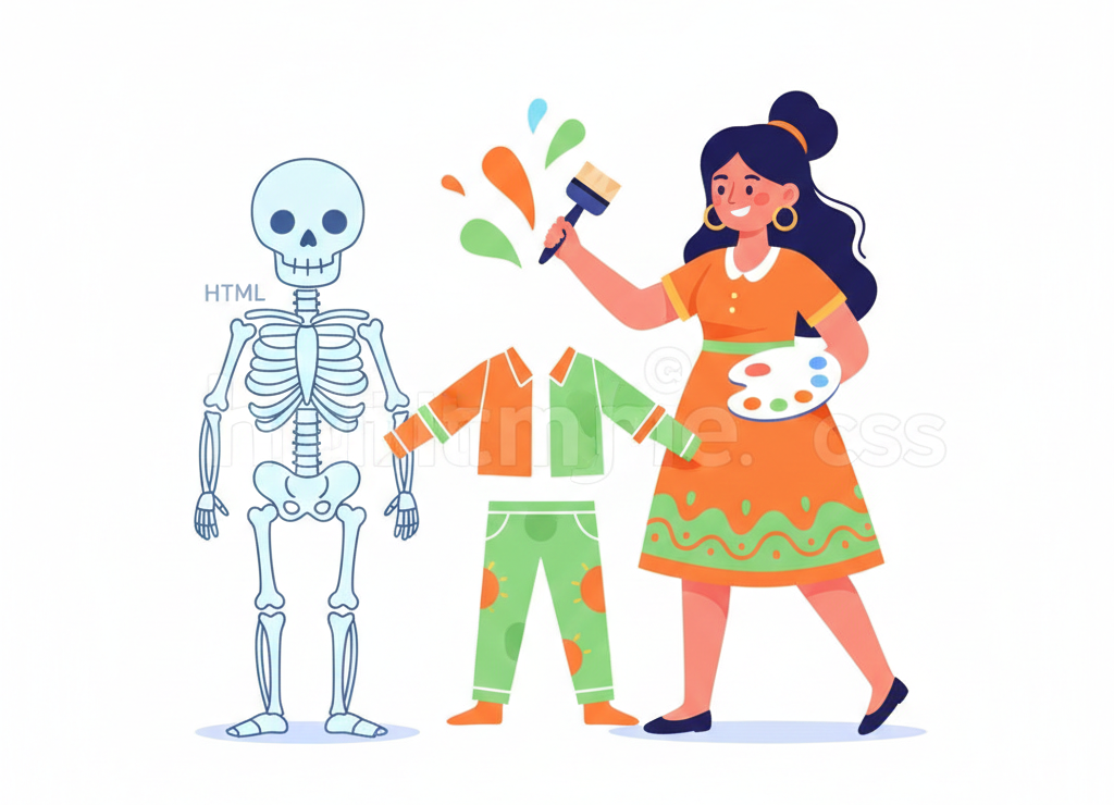 HTML + CSS — «скелет и кожа» веб-страницы