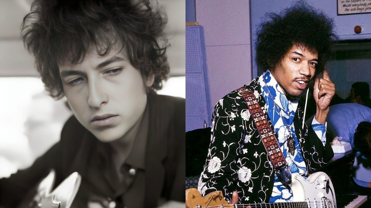 Боб Дилан и Джими Хендрикс