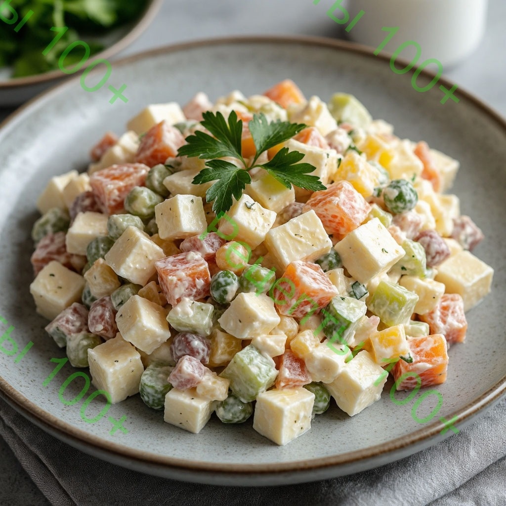 Популярный салат, а главное прост в приготовлении.