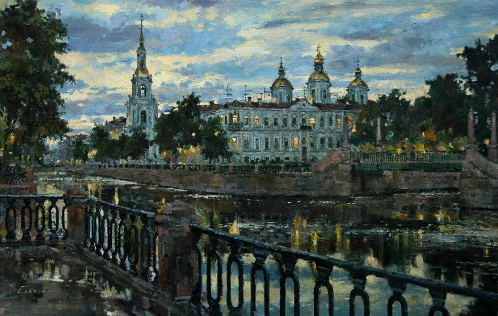 Павел Еськов. Белая ночь. Крюков канал.