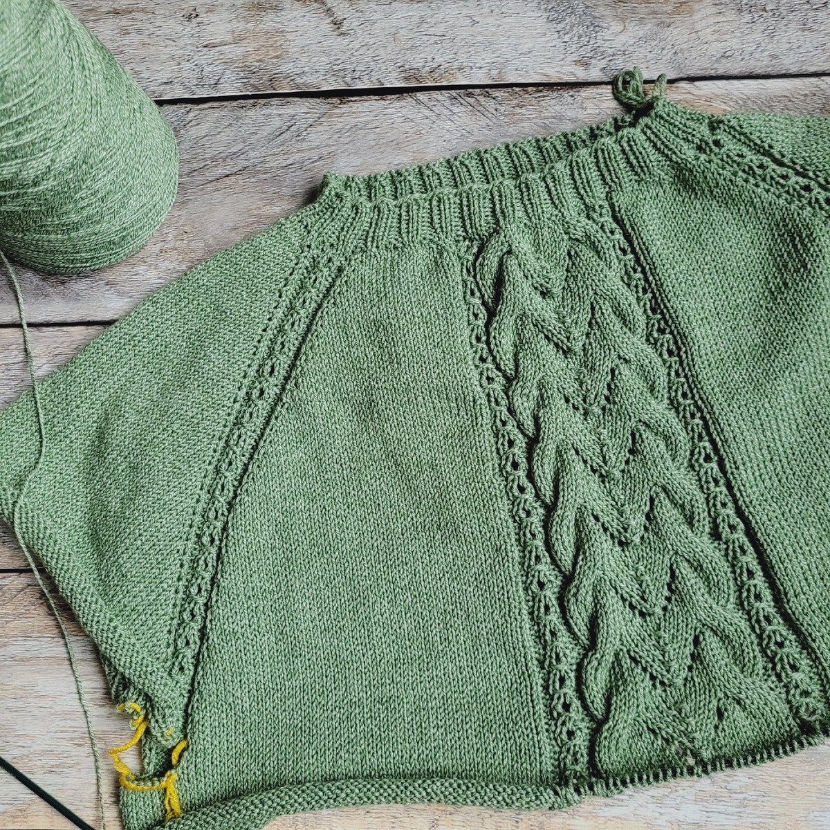 В составе пряжи хлопок с мериносом👍