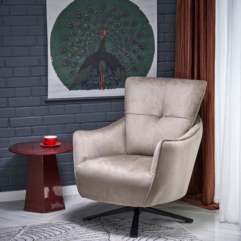 Кресло Halmar SCAMPI (капучино)