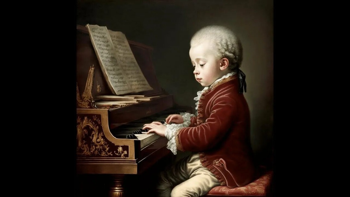 Нейросеть создала портрет малыша Вольфганга-Амадея Моцарта.