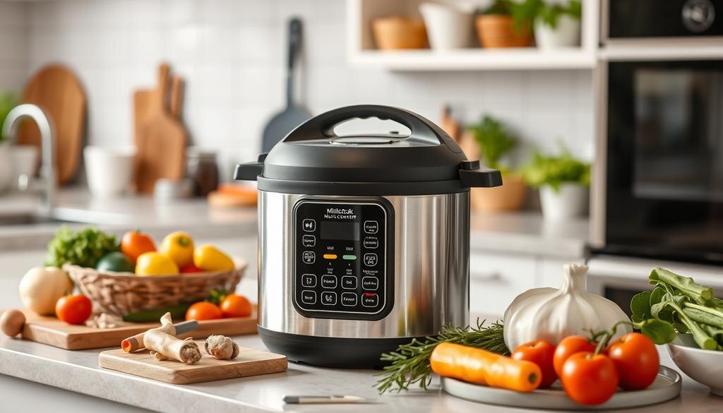    Описание мультиварки на кухне