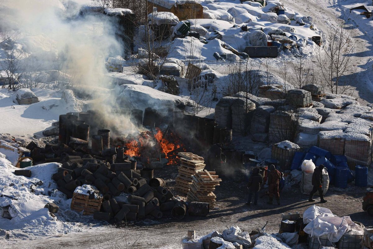 Свалка занимает площадь более 7 тысяч квадратных метров.  Фото: ФедералПресс / Иван Кабанов