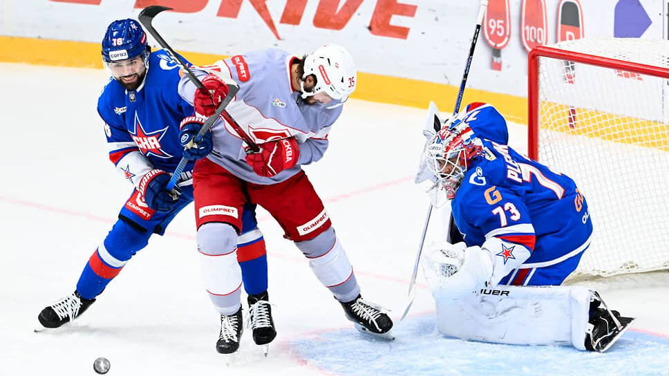 Хоккейный матч СКА – «Спартак».📷Фото: ХК СКА