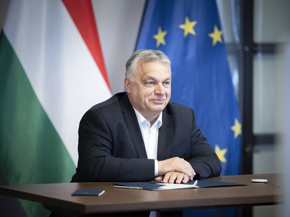    Премьер-министр Венгрии Виктор Орбан© Фото : Fischer Zoltán/MTI