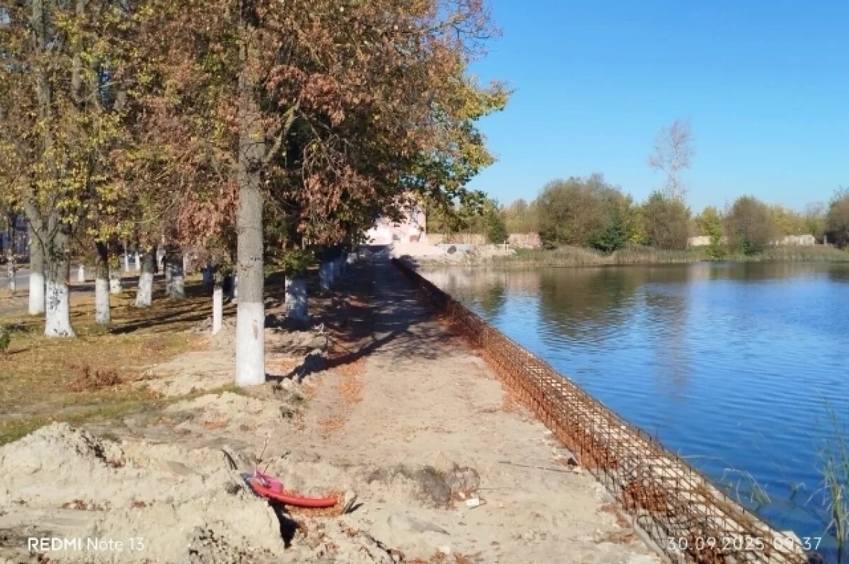    В Гусь‑Хрустальном ищут виновных в срыве благоустройства набережной