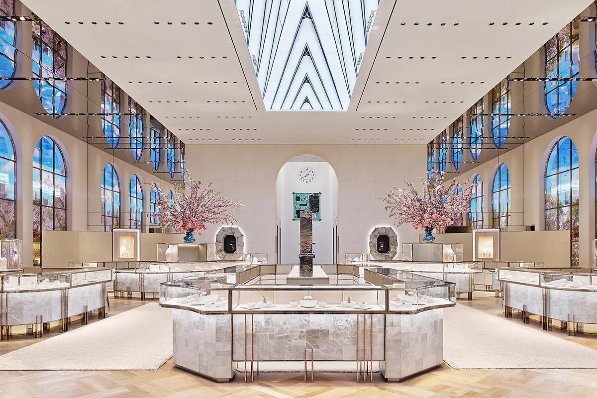 Tiffany & Co📷Пространство The Landmark в штаб-квартире Tiffany & Co в Нью-Йорке