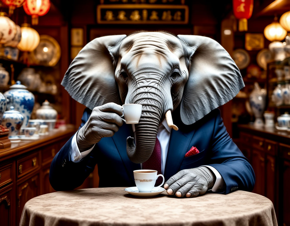 Слон в посудной лавке...