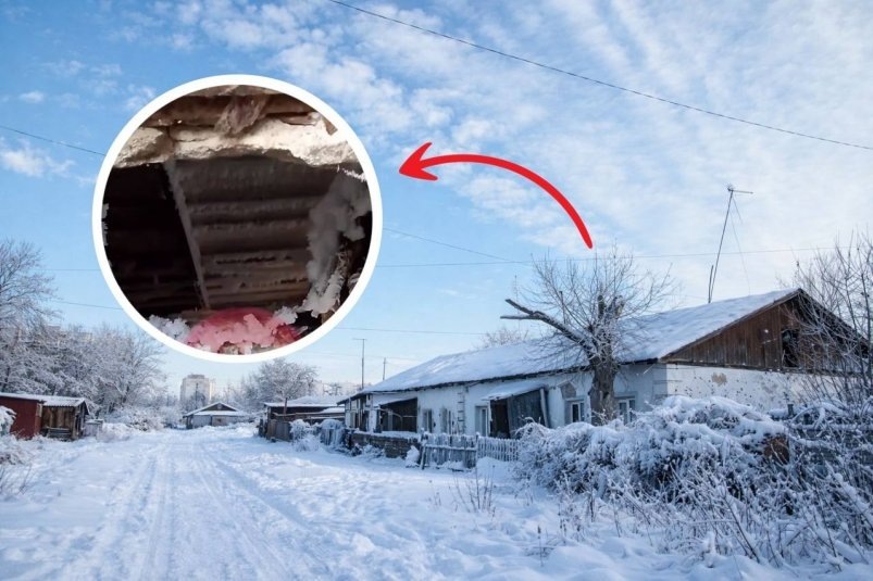     Место обрушения. Фото: тг-канал (18+) "ЧП Омск"